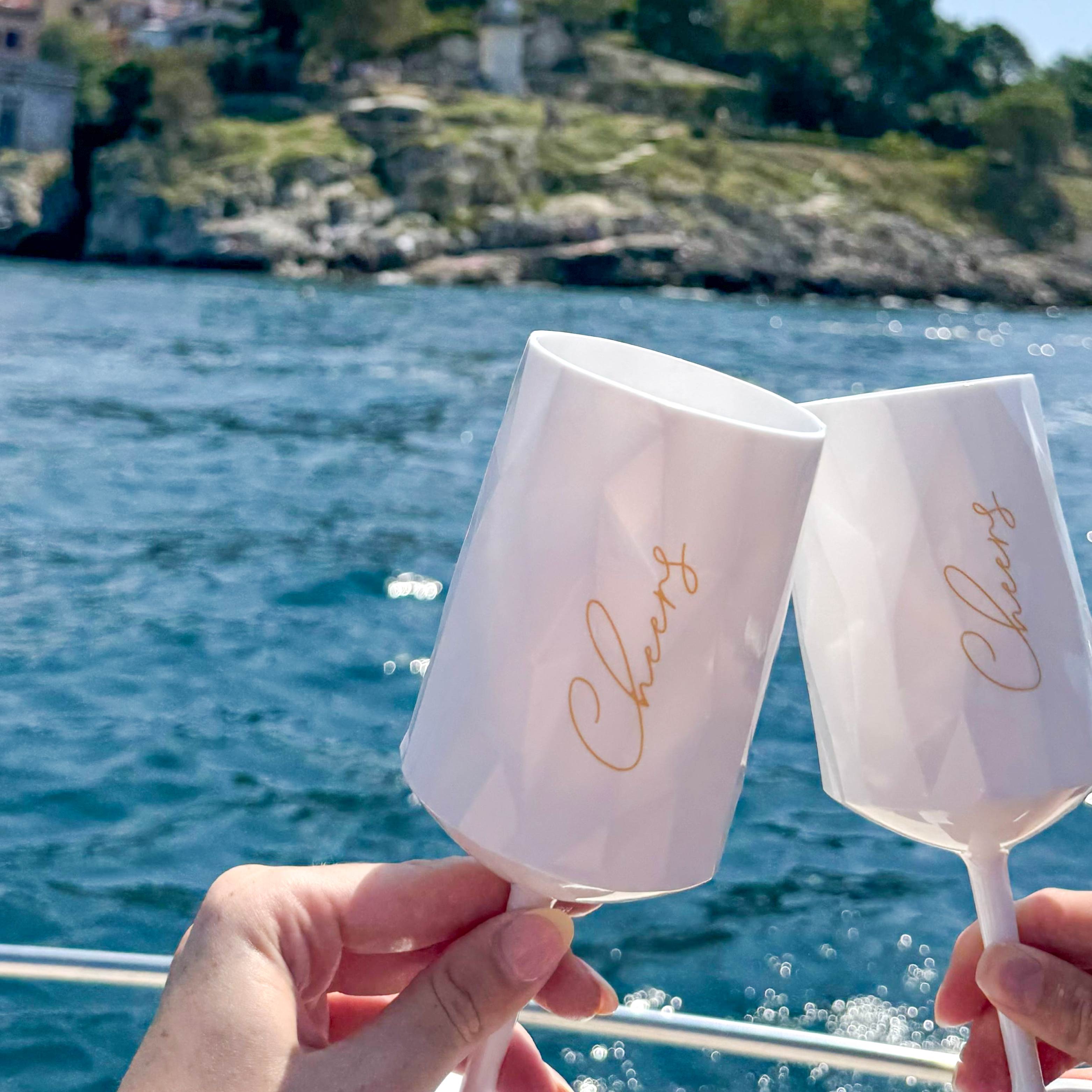 Magnet-Kunststoffglas WEIN CHEERS 0,3l