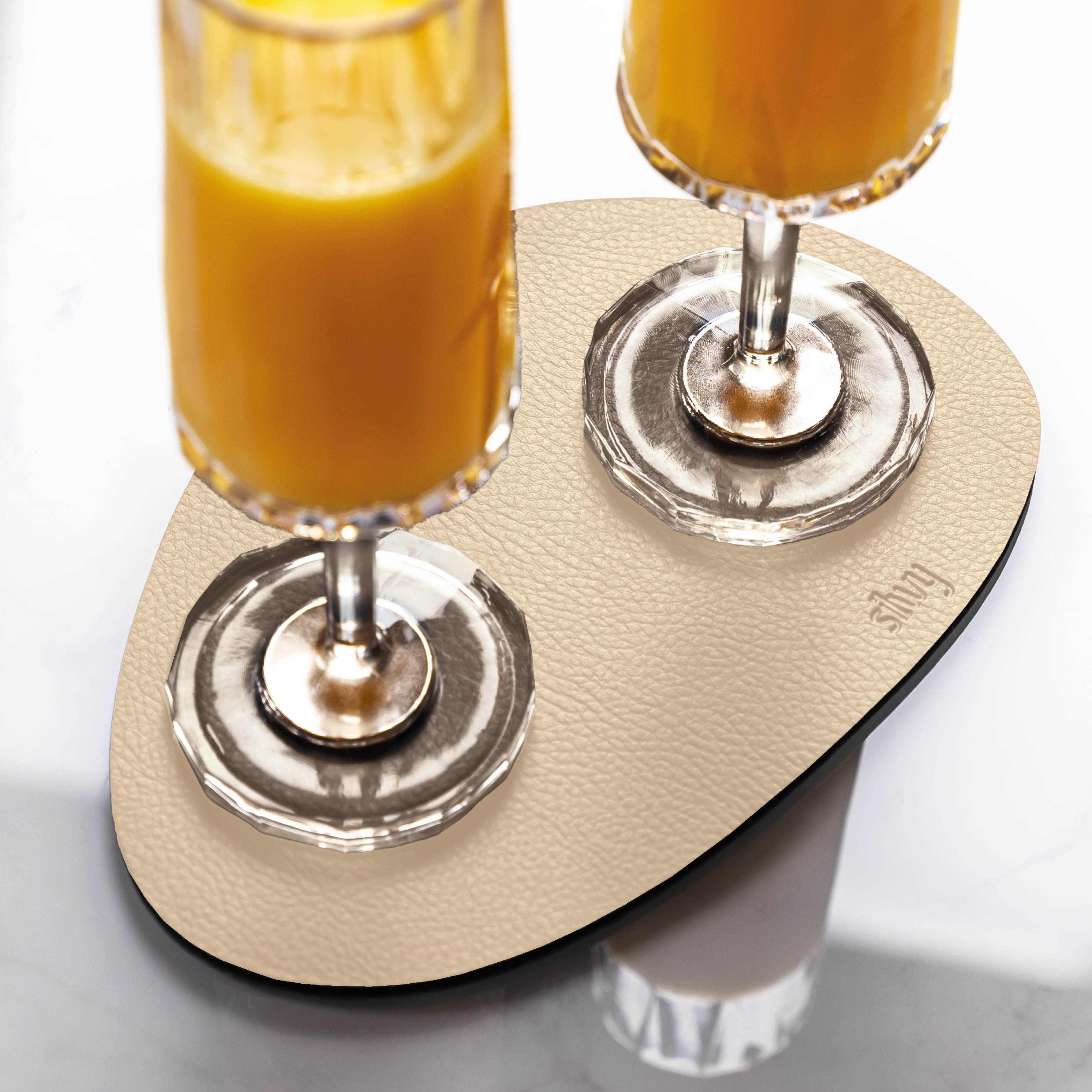 Metall-Nano-Gel-Platzset SMALL BEIGE