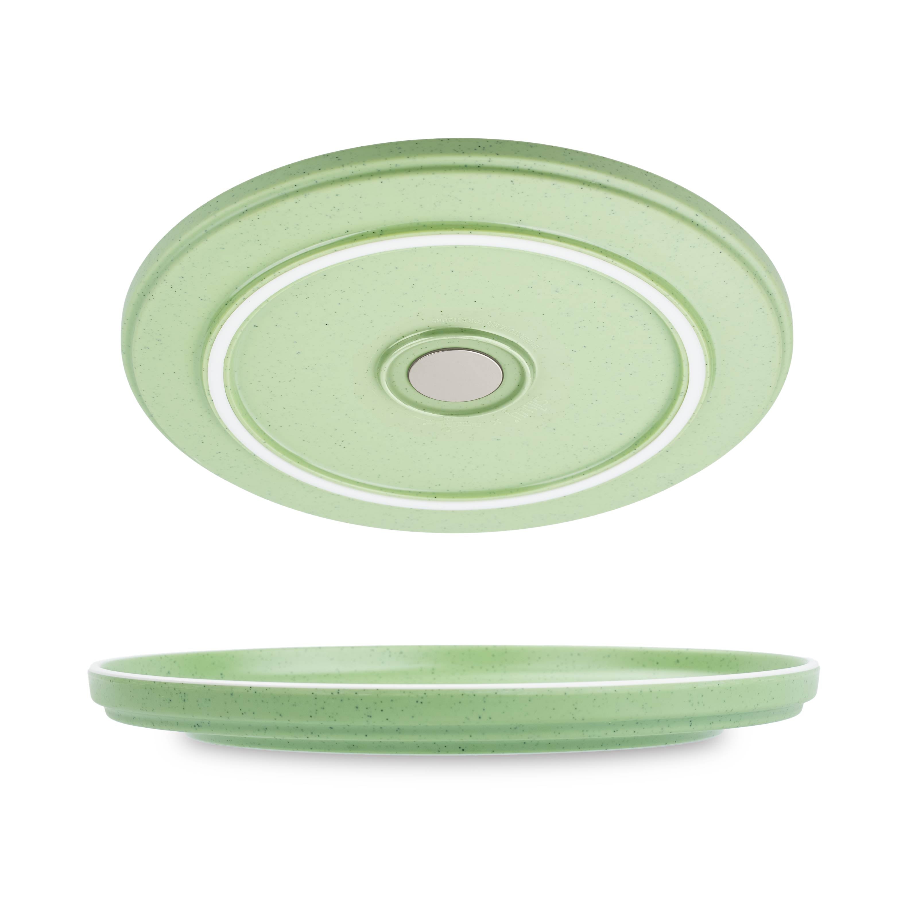 Kunststoff-Teller Green Freistellerbild