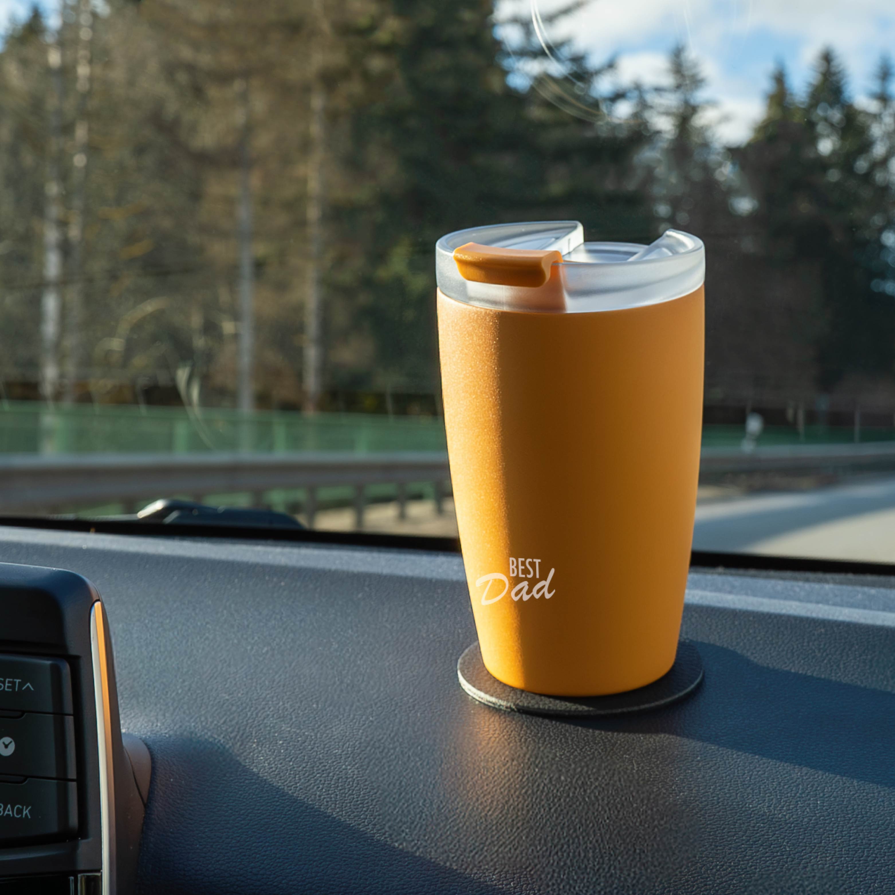 Thermocup SUNRISE mit Gravur BEST DAD