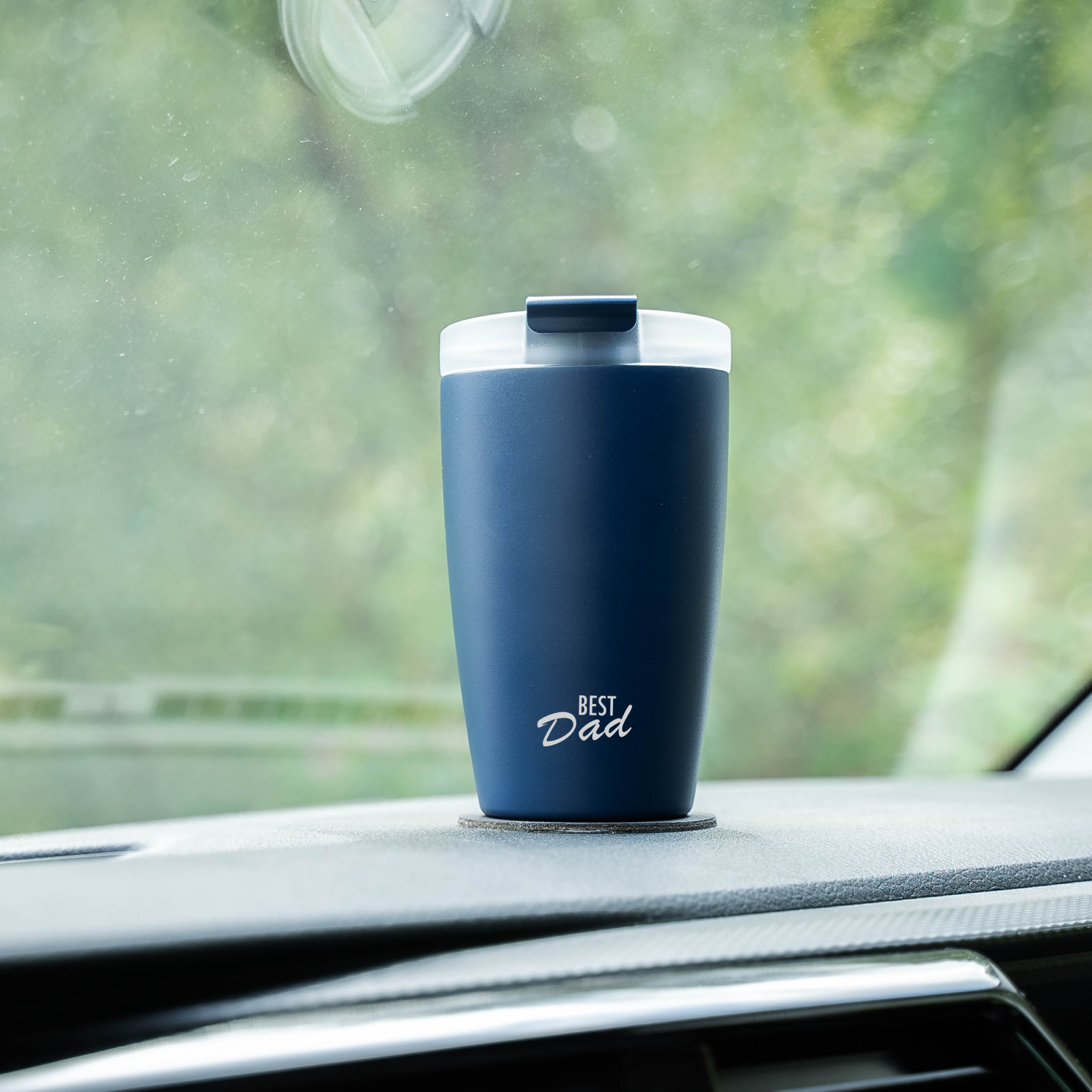 Thermocup MIDNIGHT mit Gravur BEST DAD