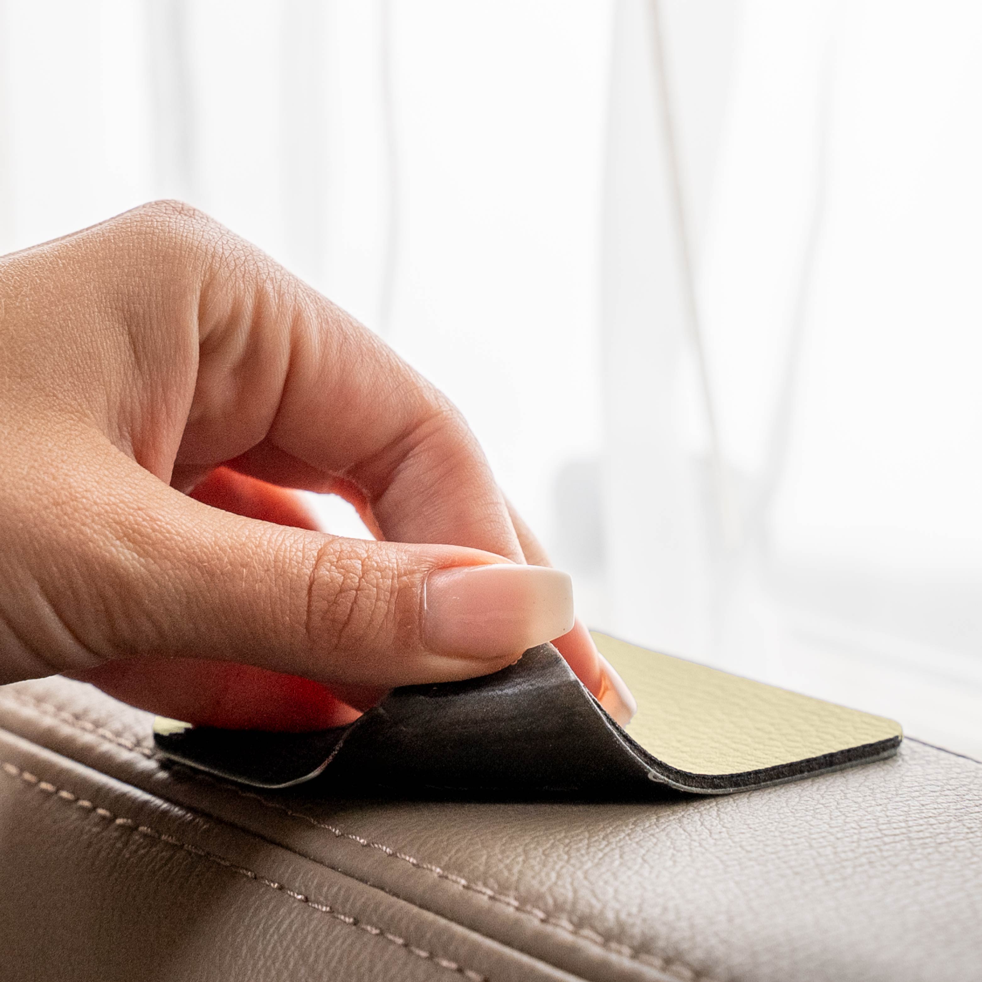 Metall-Nano-Gel-Pads (eckig) BEIGE