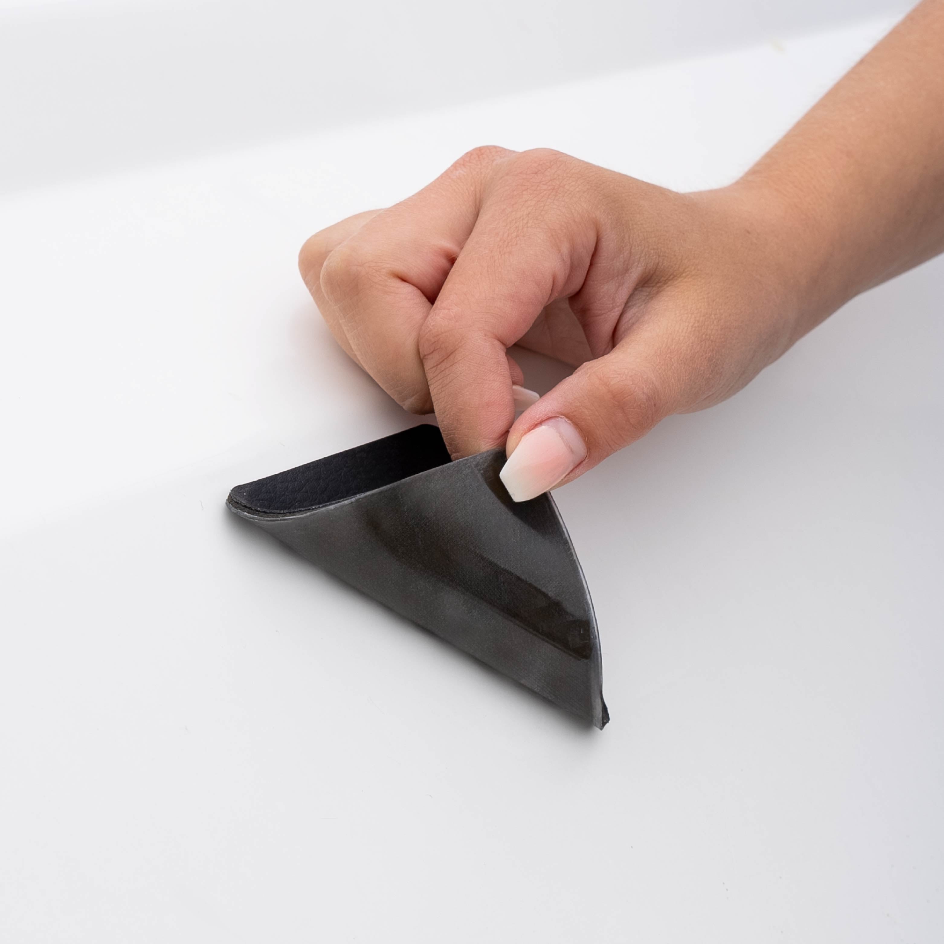 Metall-Nano-Gel-Pads (eckig) BLACK