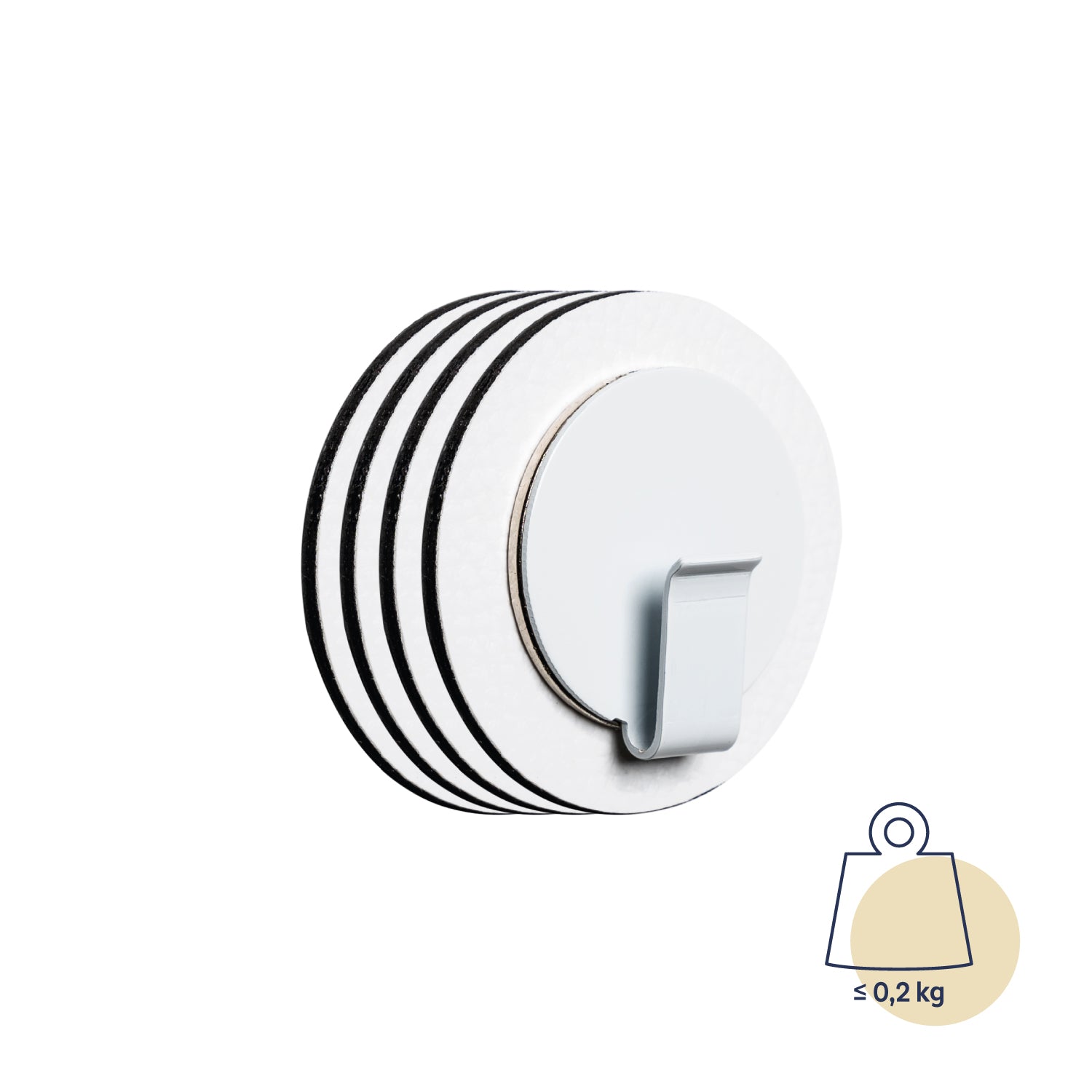 Freisteller Magnet-Haken Clever inklusive Pads, hält jeweils bis zu 0,2kg