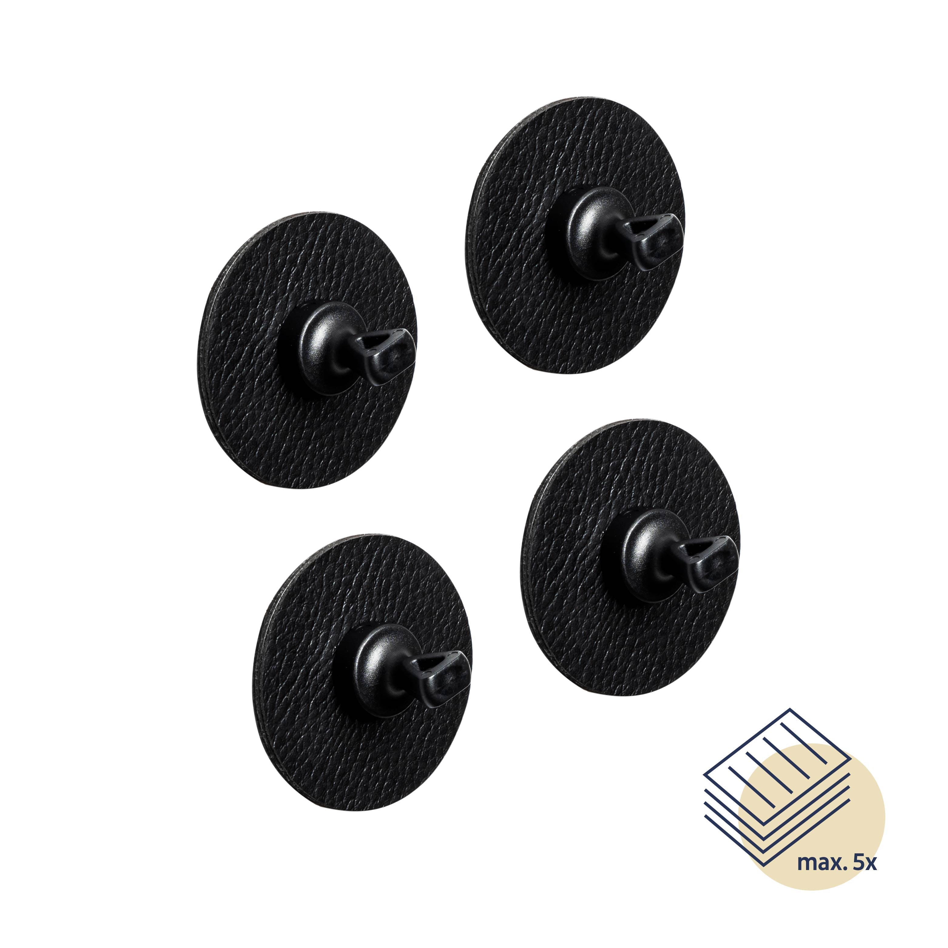 Freisteller Magnet-Pins Flex inkl. Pads im 4er-Set, halten je bis zu 5 Blatt Papier