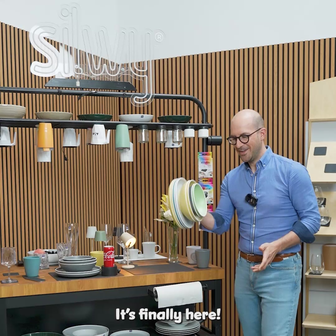 Video über das Magnet-Kunststoffgeschirr