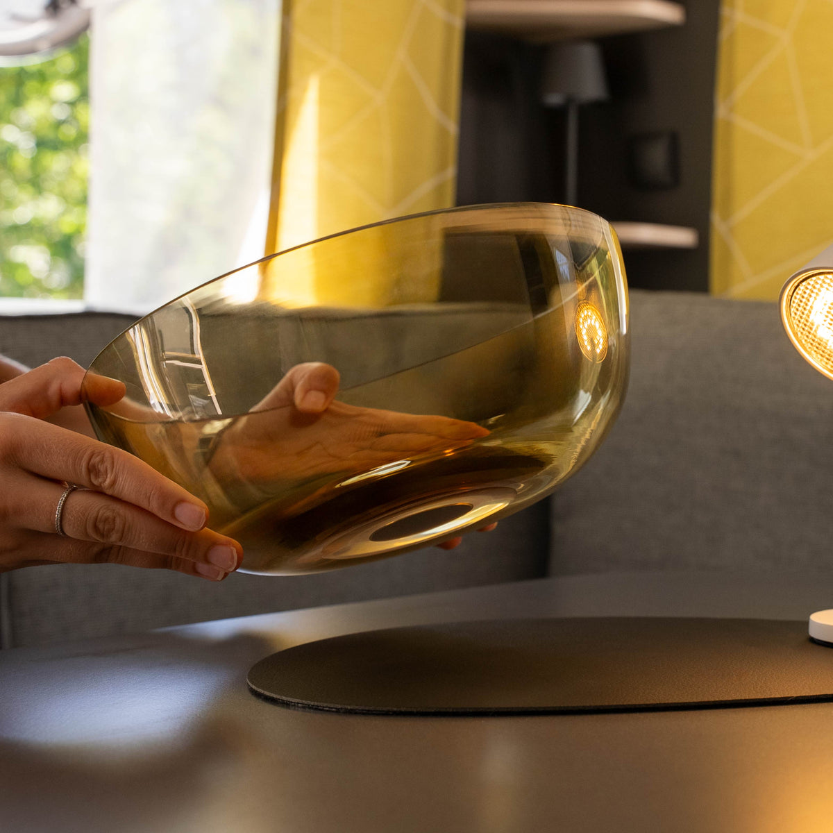 Zweite Wahl: Magnet-Glasschale BERNSTEIN ⌀ 26 cm