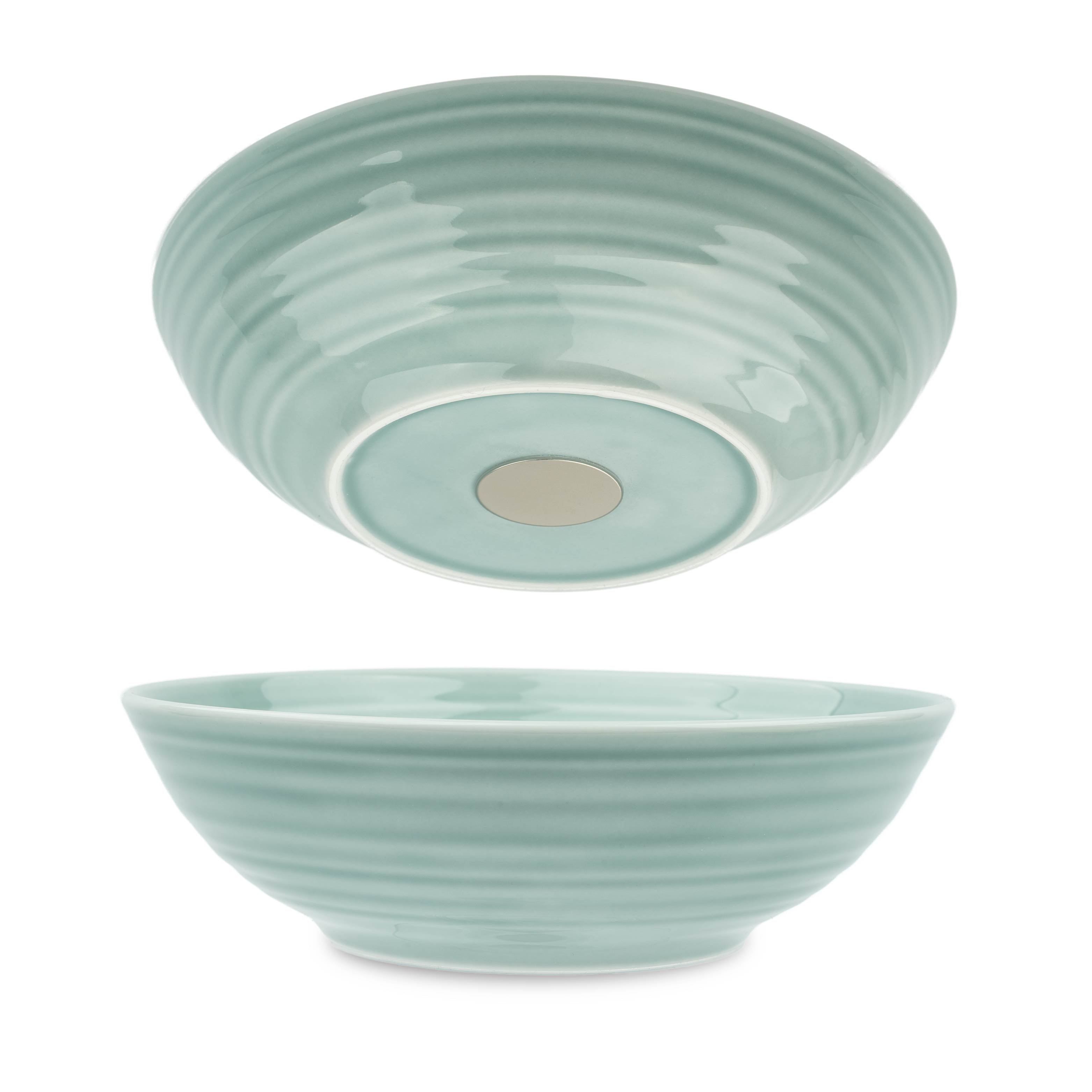 Magnet-Porzellan-Foodbowl_20cm cyan Freisteller-Bild