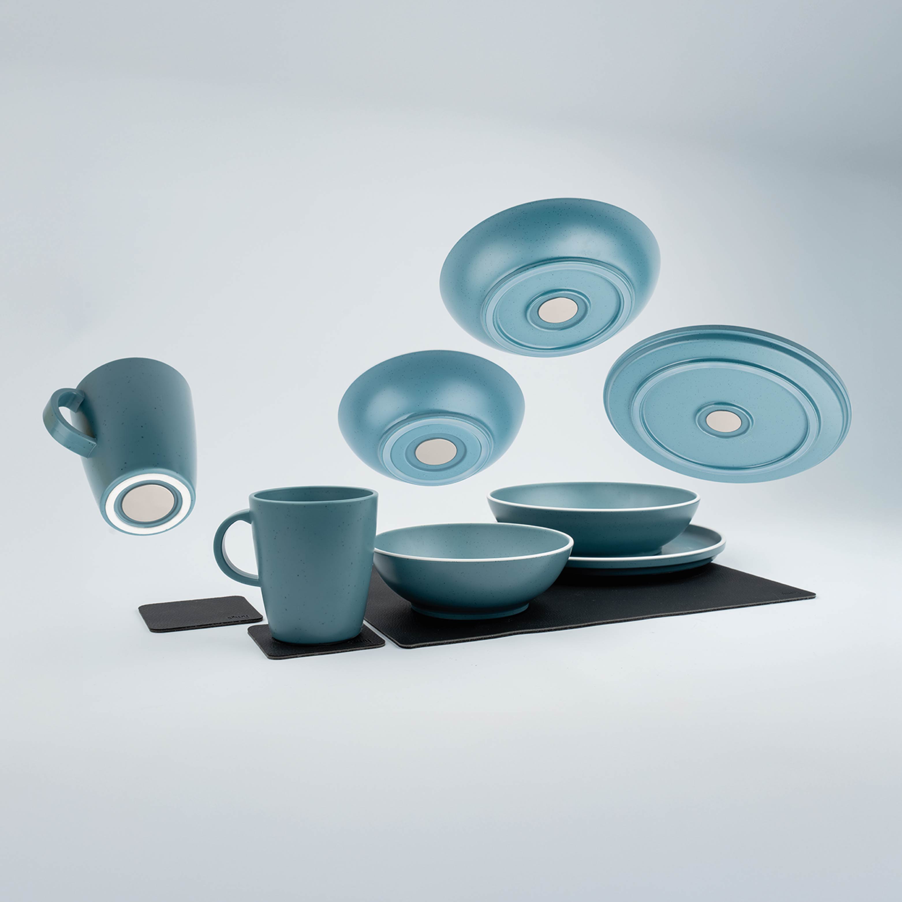Magnet-Kunststoff-Set blue Freisteller-Bild