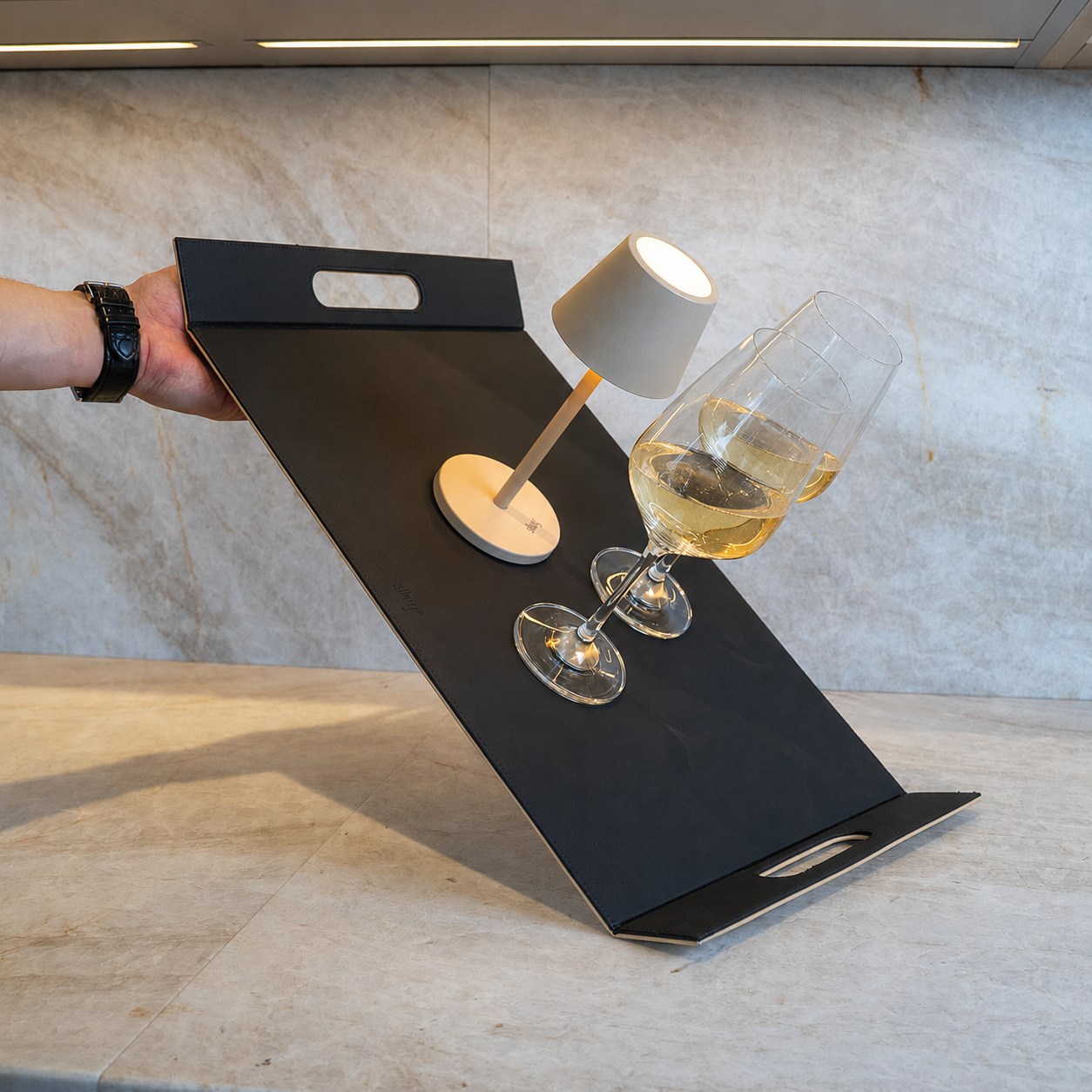 Vassoio di metallo FLIP