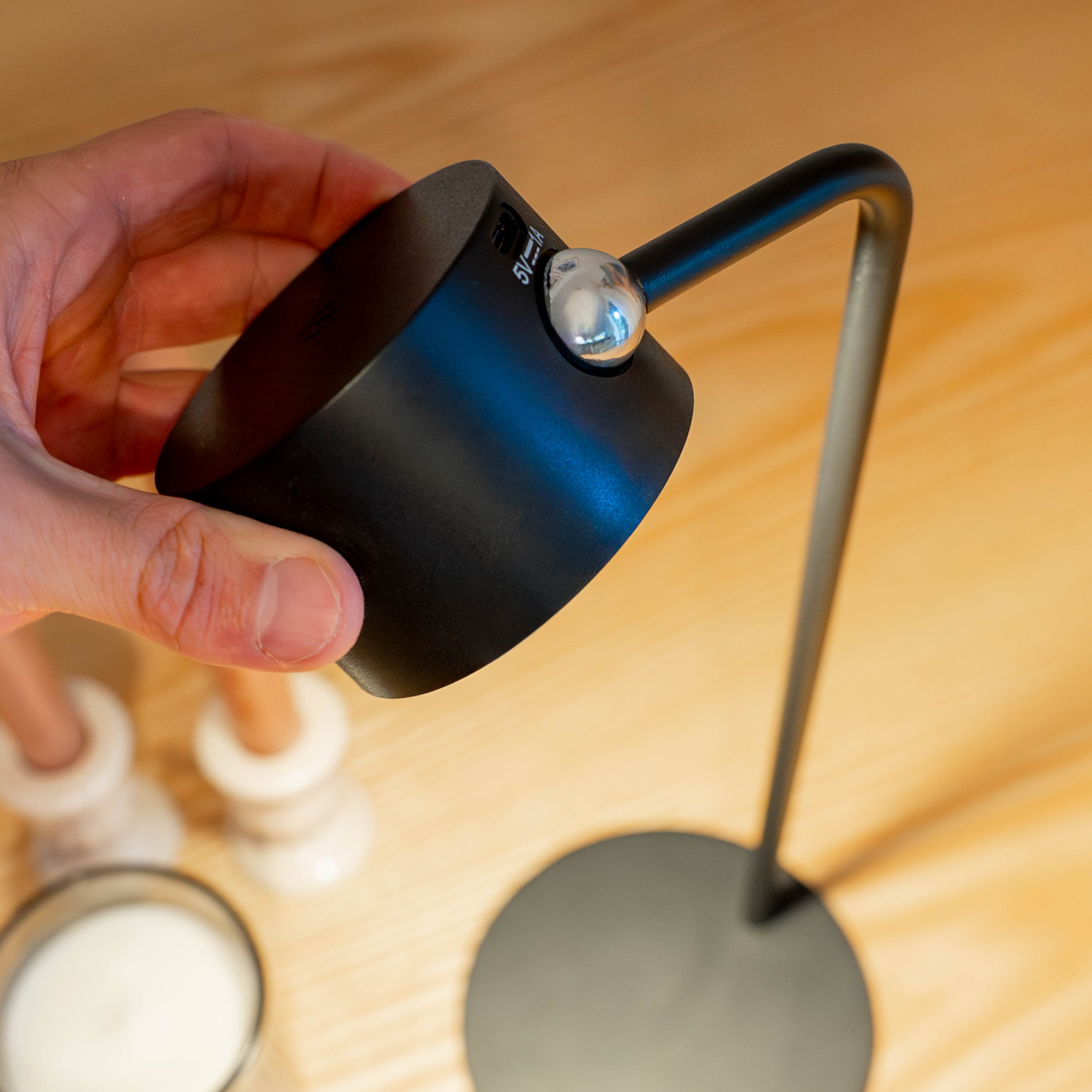 Kugelkopf-Tischgestell für Magnet-Leuchte SPOTY