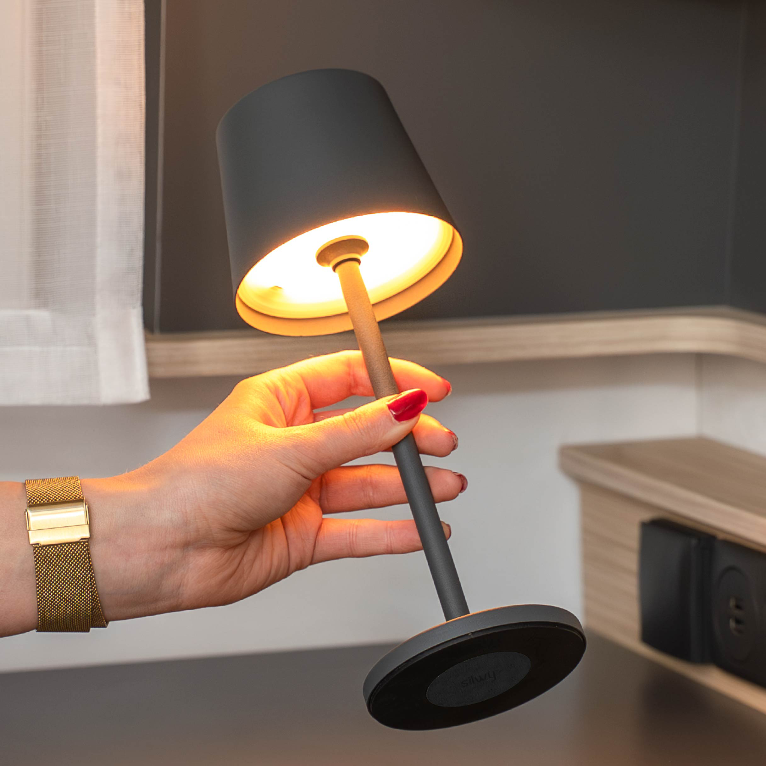 Magnet-Leuchte L GREY ohne Platzset