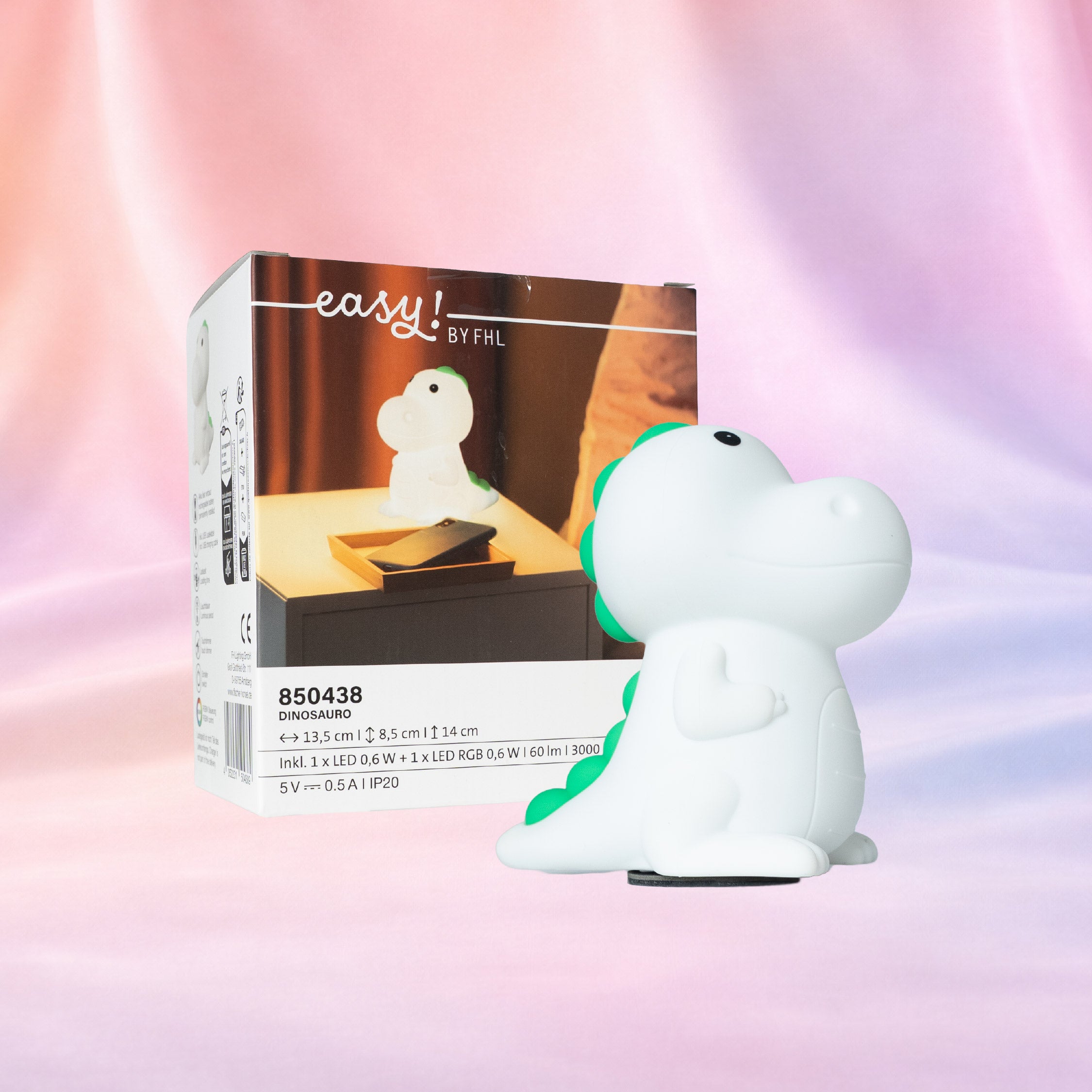 Lampada magnetica fai-da-te DINO con pad incluso