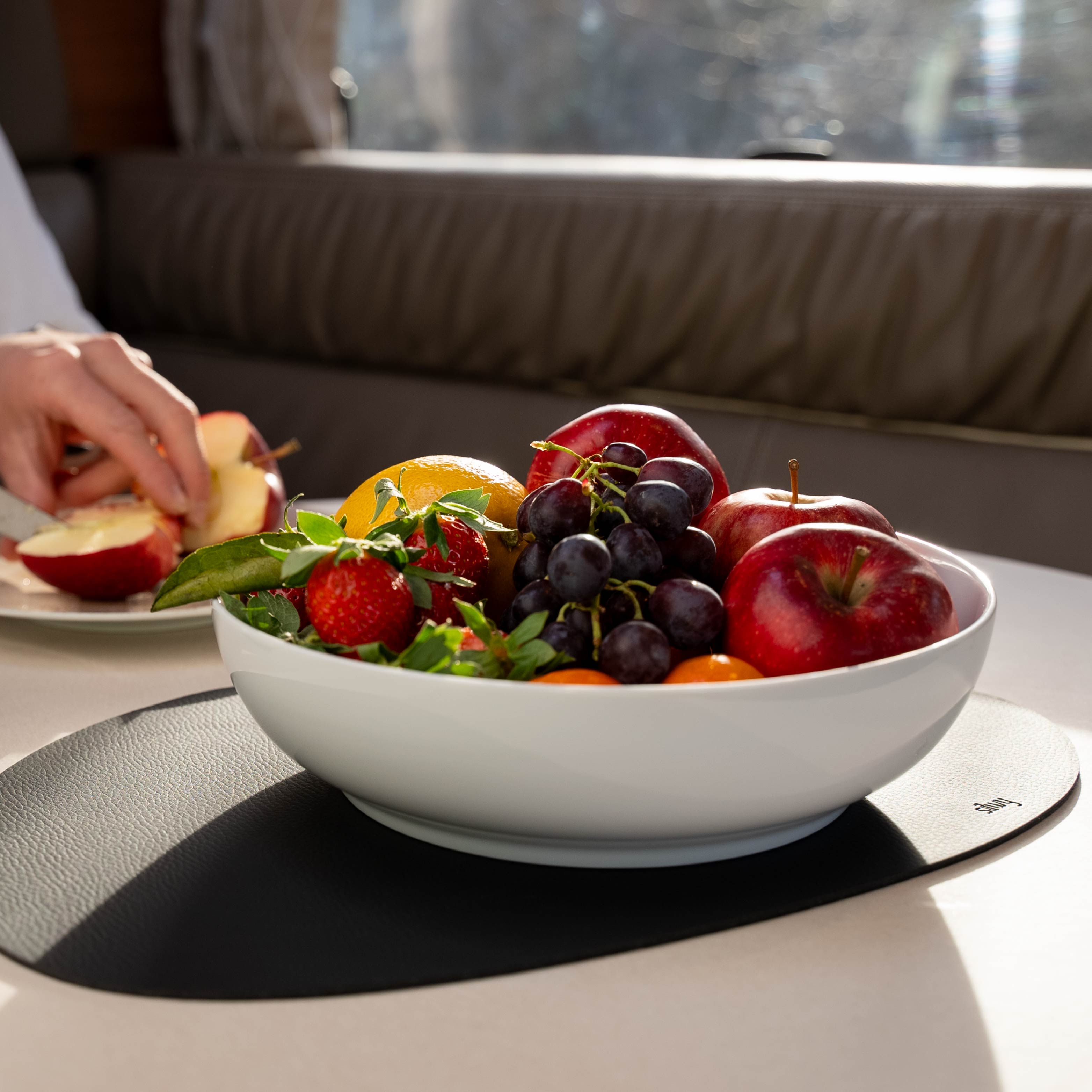 Platzset mit Magnetschale