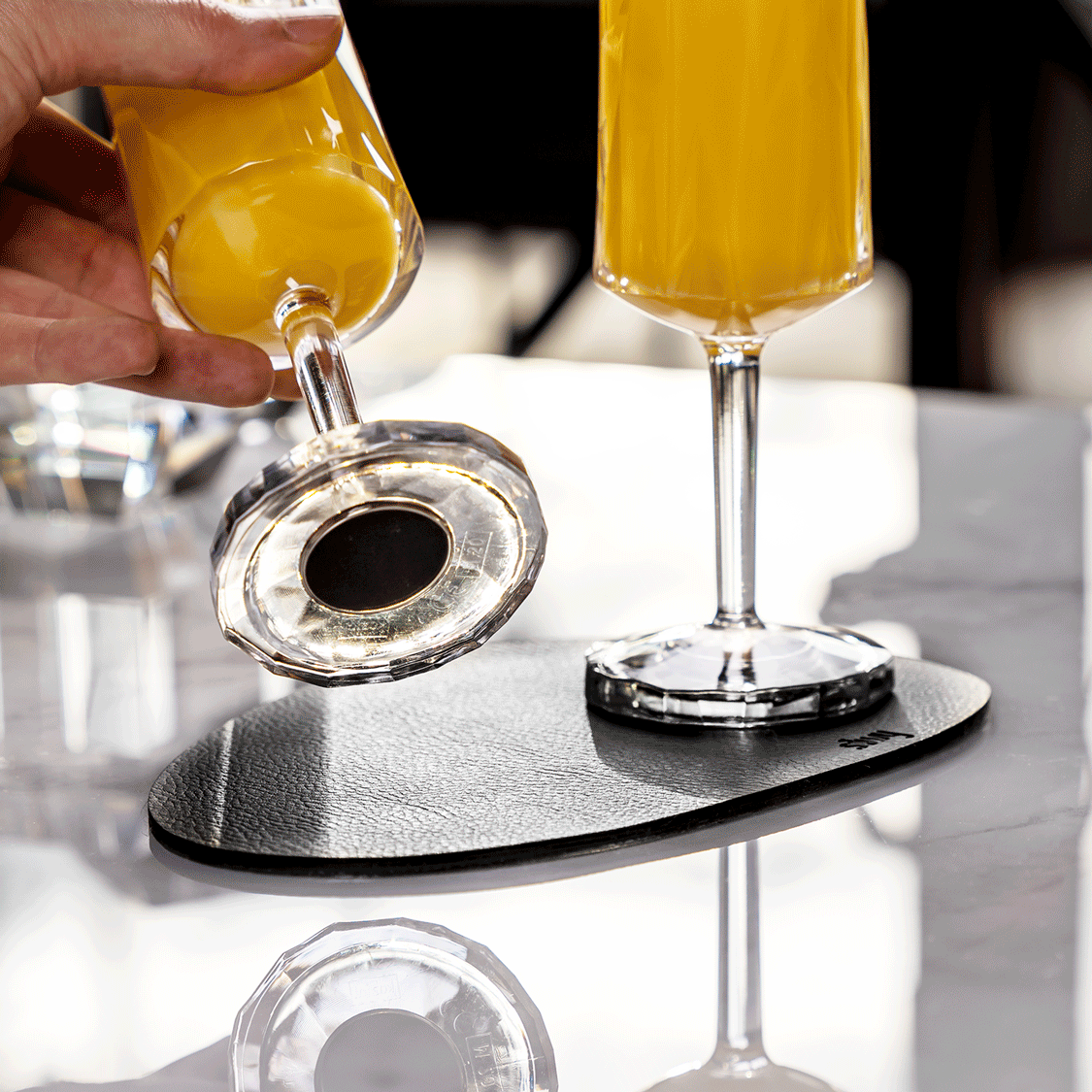 Metall-Nano-Gel-Platzset SMALL BLACK