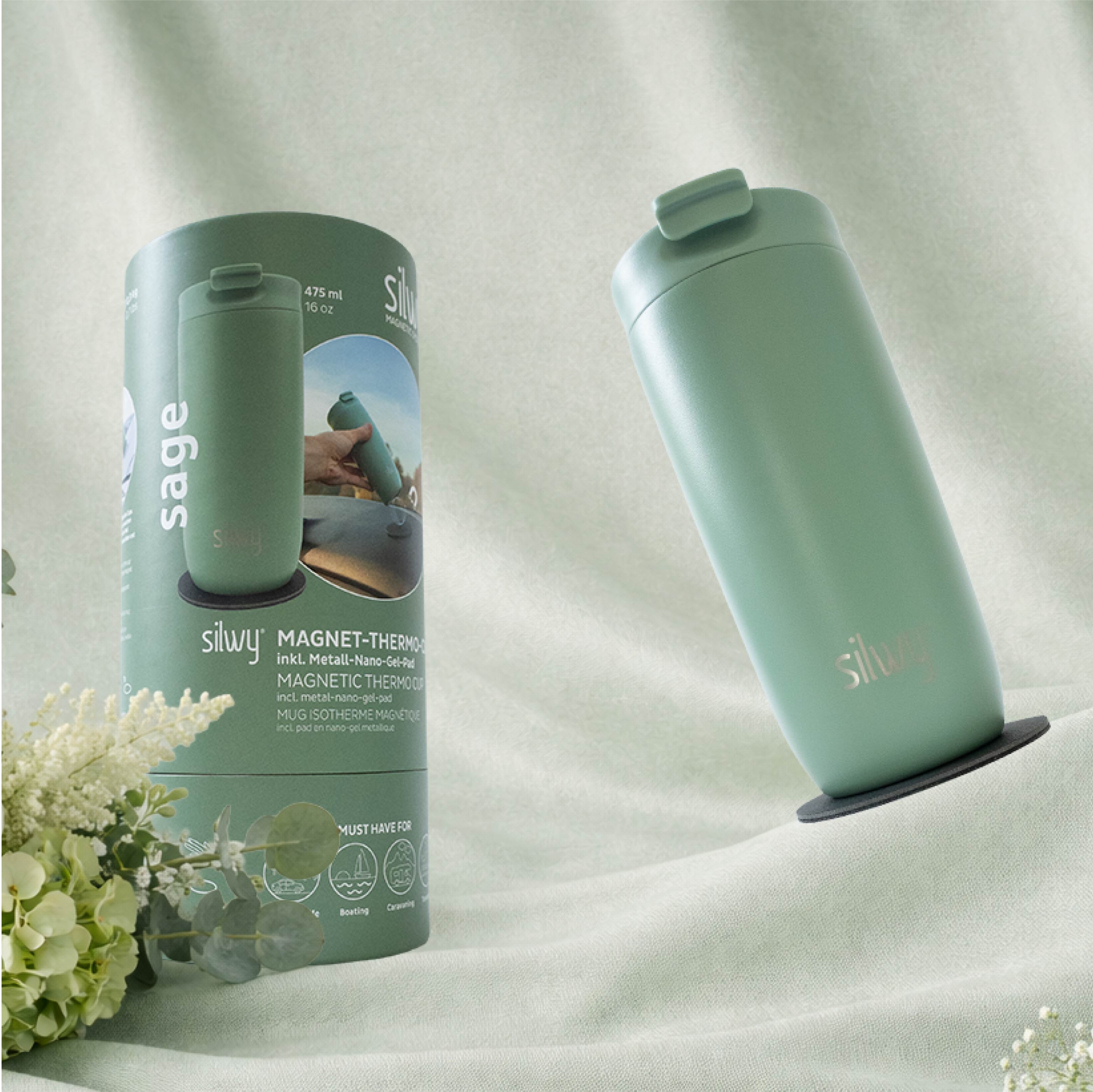 Magnet Heat Cup SAGE