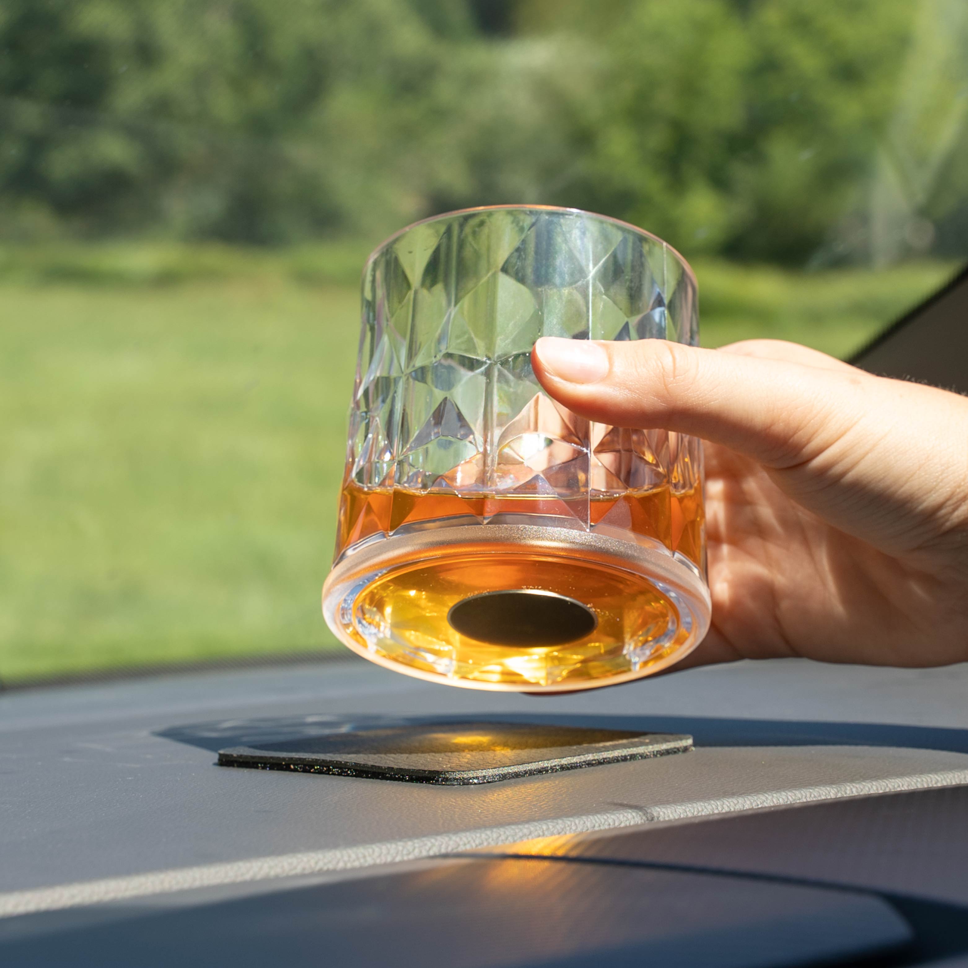 Vasos de plástico con imán TUMBLER TRANSPARENTE