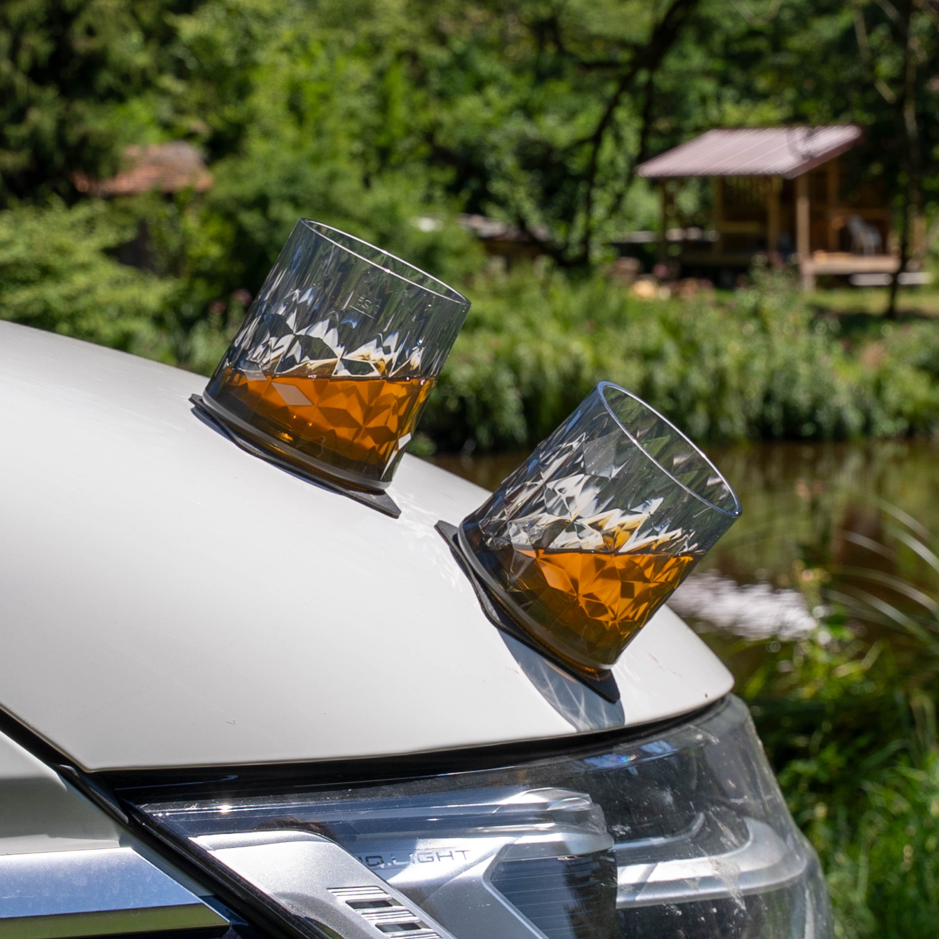 Vasos de plástico con imán TUMBLER GRIS