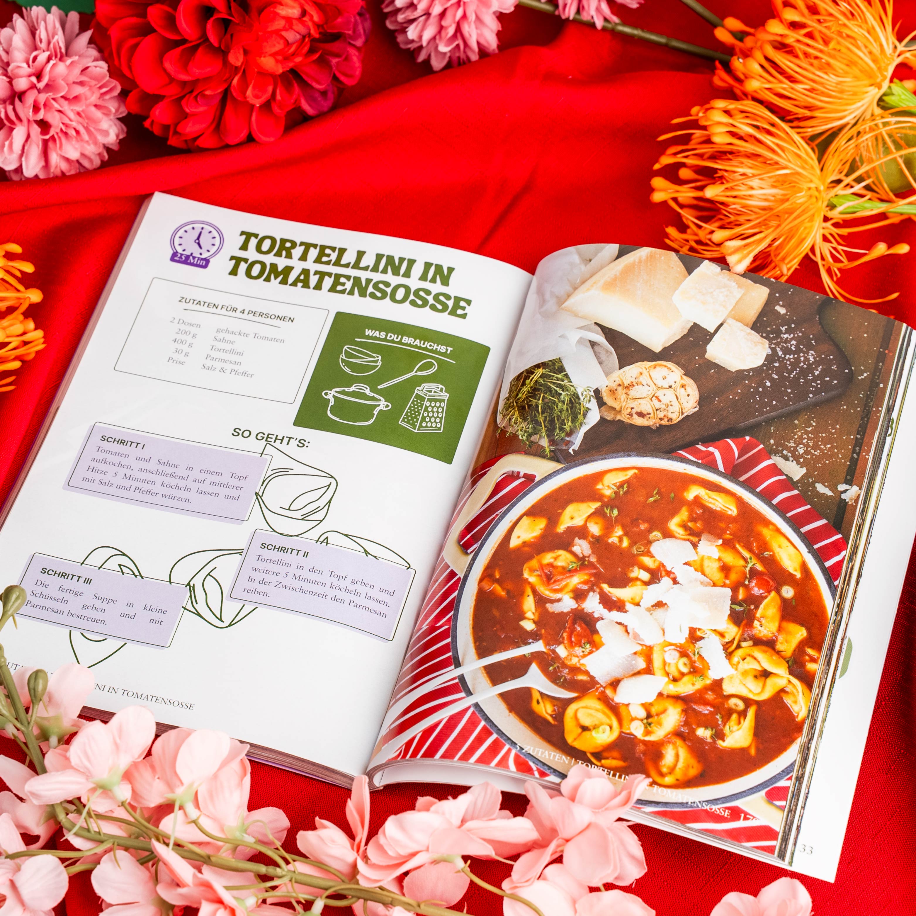 Magnet-Kristallgläser WEIN inkl. Camping Kochbuch