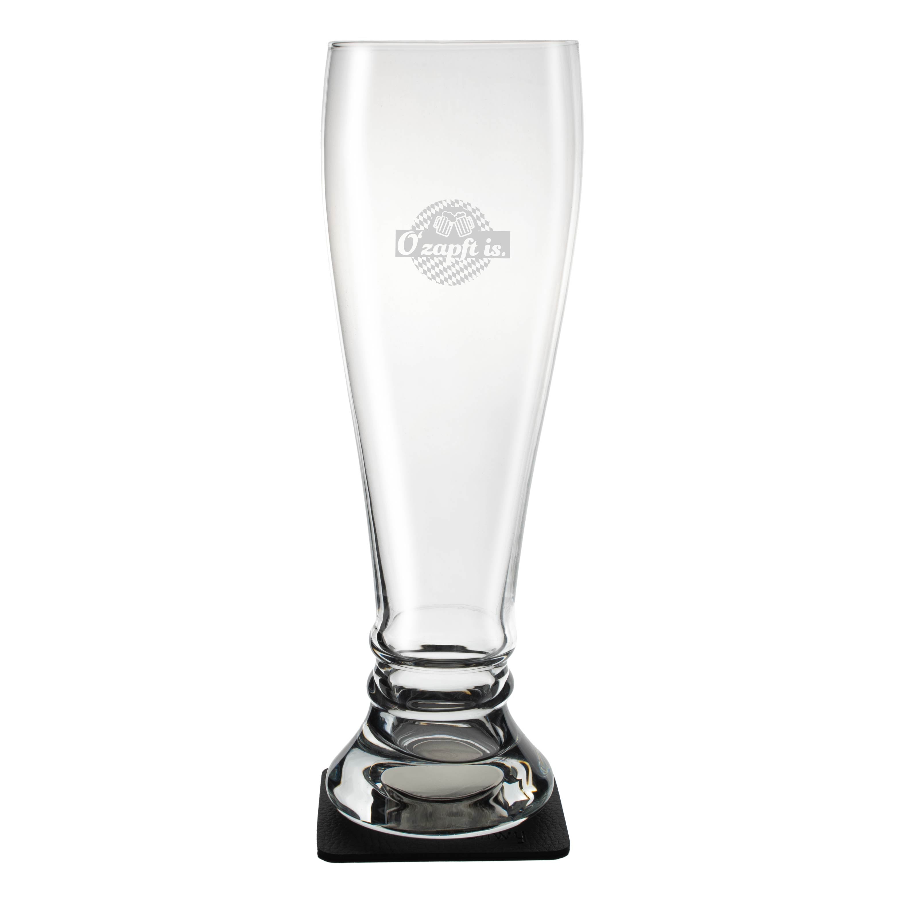 Magnet-Kristallglas WEIZENBIER O'ZAPFT IS