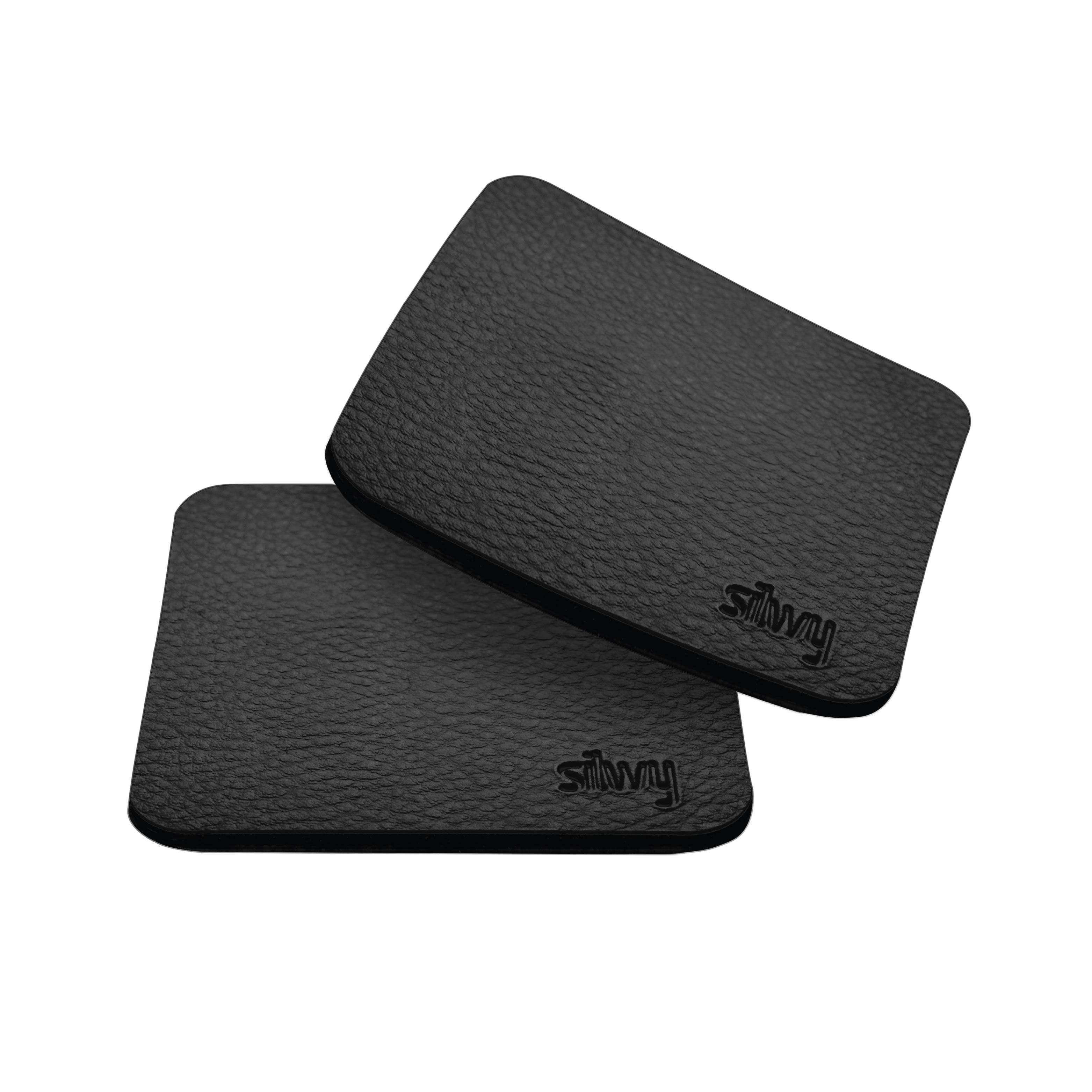 Metall-Nano-Gel-Pad schwarz quadratisch