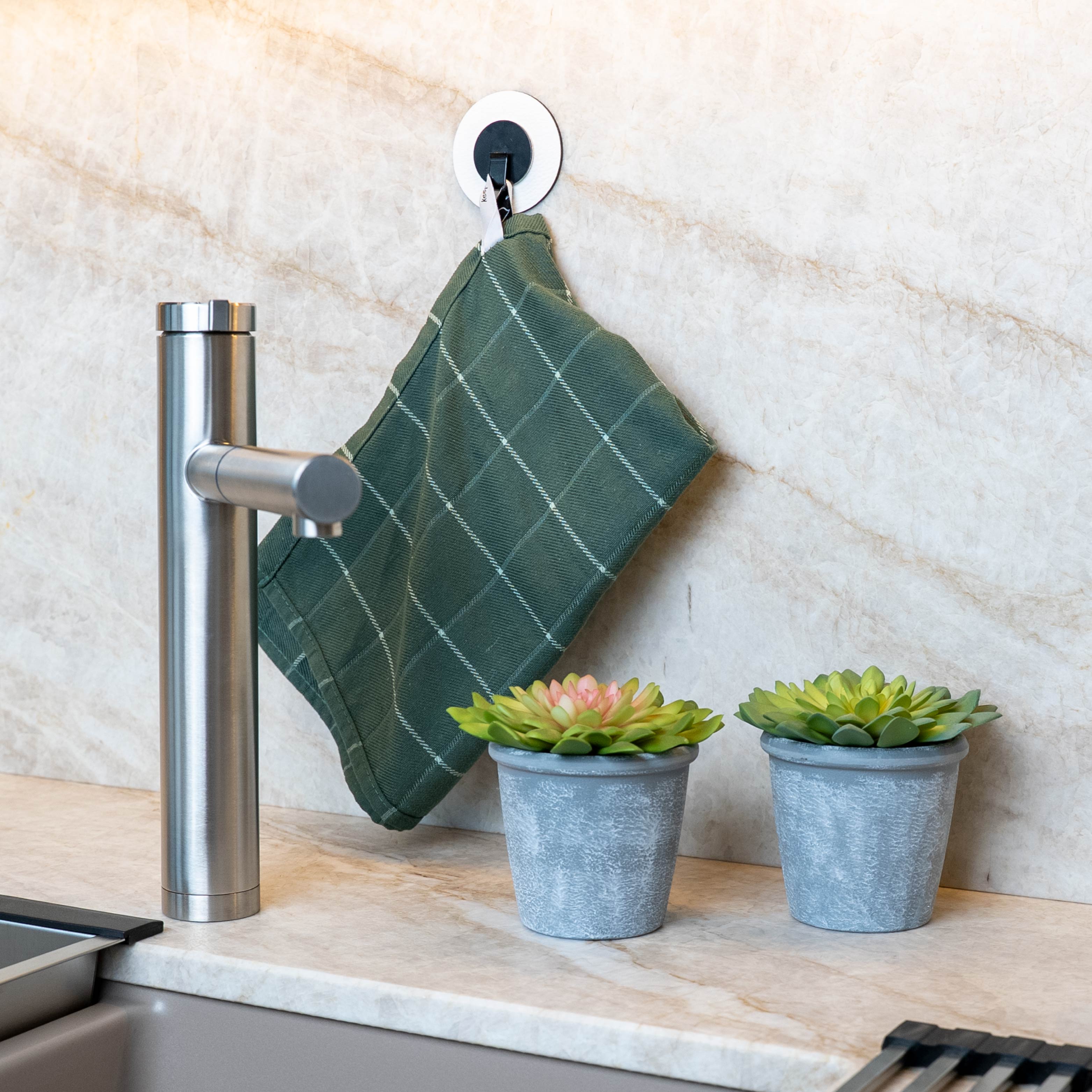 Magnet-Haken CLEVER BLACK inkl. Pad WHITE