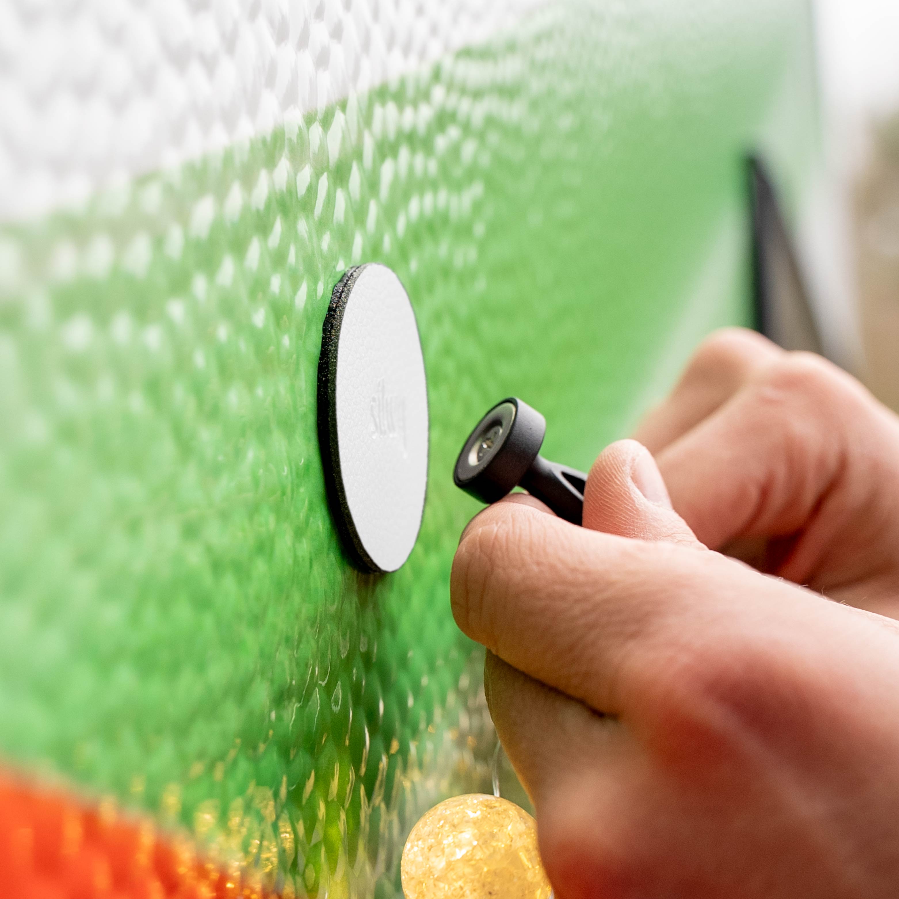 Magnet-Pins FLEX inkl. Pads WHITE