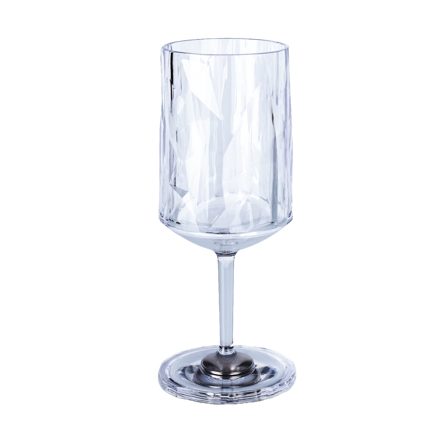 Freisteller Kunststoffglas Wein mit Magnet