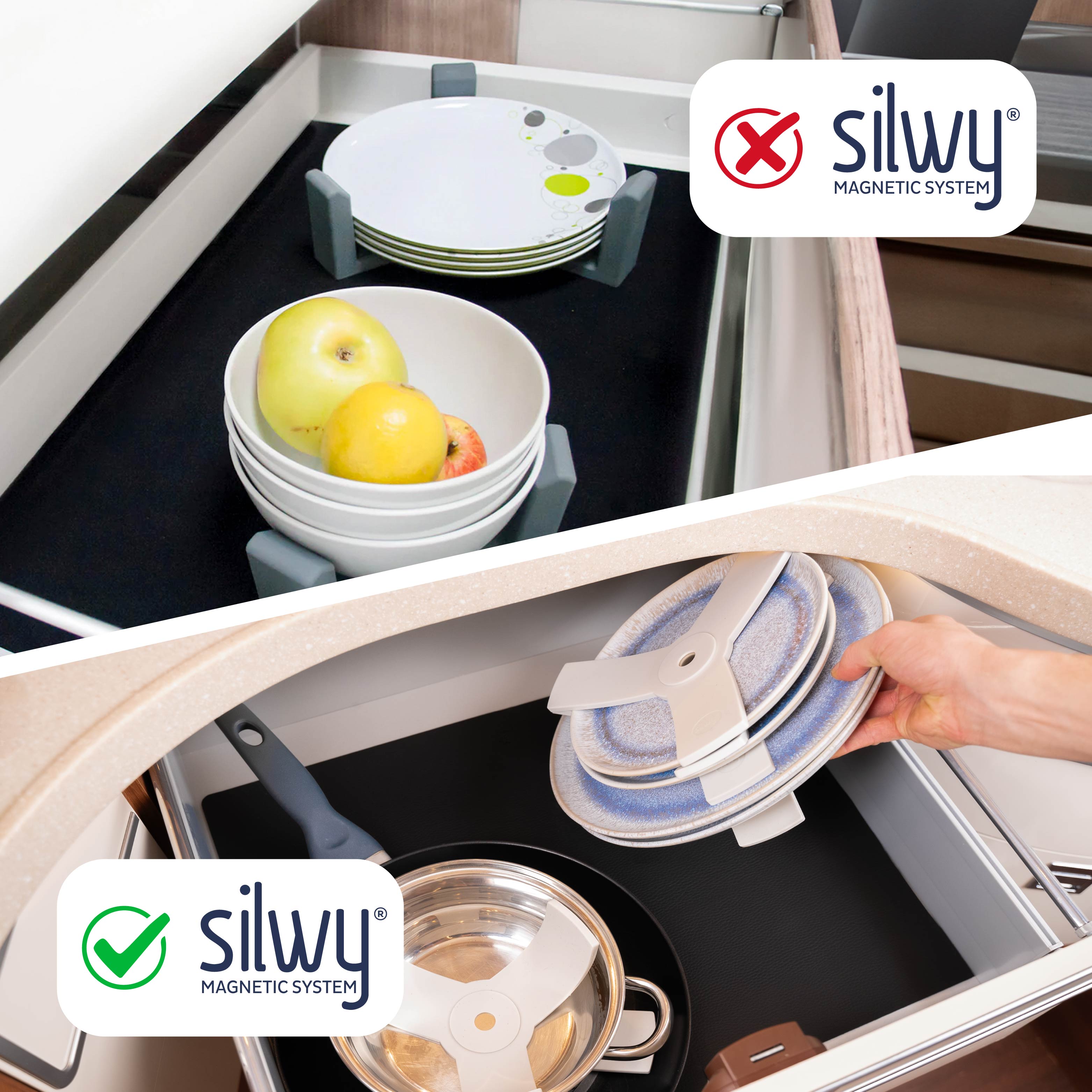 Magnet-Sandwich-Bundle GREY inkl. Matte